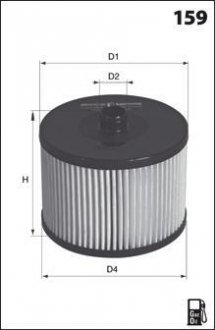 + - Фільтр палива CITROEN DIESEL 2.0HDI 04- Drive DP1110.13.0053 (фото 1)