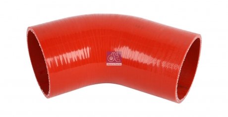 Патрубок интеркулера (87мм, красный) SCANIA 3 BUS DS11.34-DSC9.08 01.90- DT 1.11601 (фото 1)