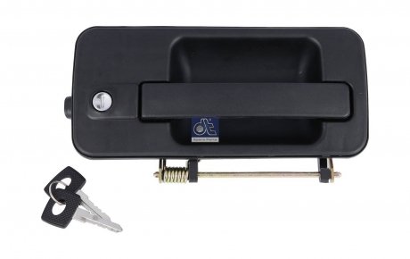 Ручка дверей права зовнішн чорн (+ ключі) MERCEDES ACTROS, ACTROS MP2 / MP3, ATEGO, AXOR, AXOR 2, ECONIC 04.96- DT 4.63429 (фото 1)