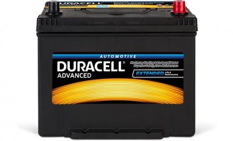 Фото автозапчасти акБ Advanced 70Ah 12V (260х174х200) R EN600A(Азия) Duracell DA70