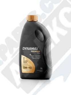 Фото автозапчасти масло моторное ULTRA 5W40 (1L) Dynamax 501602