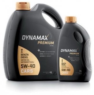 Фото автозапчасти масло моторное ULTRA 5W40 (4L) Dynamax 501603