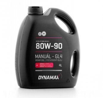 Трансмісійна олива PP80W90 GL-4 4л Dynamax 501625