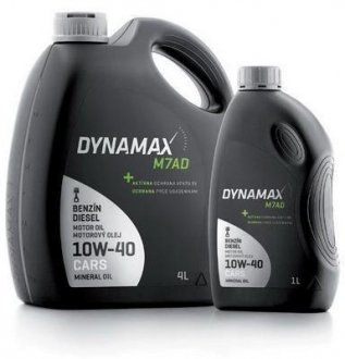 Фото автозапчасти масло моторное M7AD 10W40 (4L) Dynamax 501995