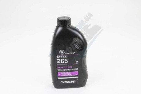 Фото автозапчасти гальмівна рідина DOT 5.1 (1L) Dynamax 502105