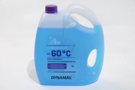Рідина в бачок омивача (зимова, концентрат) SCREENWASH -60 (4L) Dynamax 502133