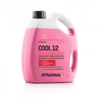 Антифриз COOL ULTRA G12 -37 4 л червоний Dynamax 502577 (фото 1)