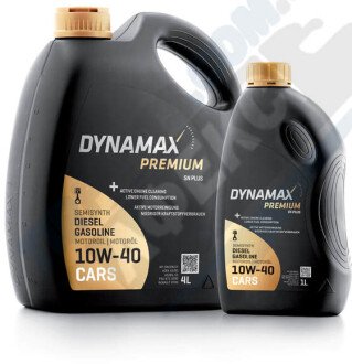 Фото автозапчасти масло моторное PREMIUM SN PLUS 10W40 (1L) Dynamax 502647