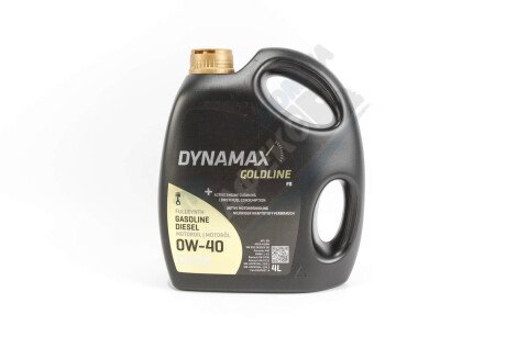 Фото автозапчастини масло моторне GOLDLINE FS 0W40 (4L) Dynamax 502732