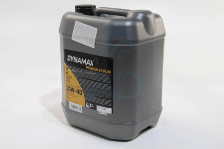 Фото автозапчастини масло моторне PREMIUM SN PLUS 10W40 (10L) Dynamax 502757