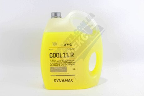 Фото автозапчастини антифриз G11 Renault COOL (жовтий) -37°C готовий (5L) Dynamax 503093