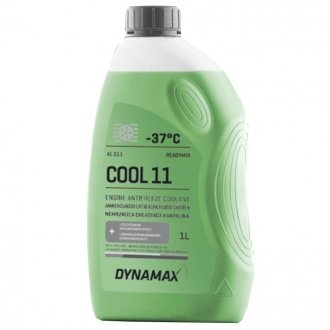 Антифриз COOL AL G11 -37 1 л зелений Dynamax 503274 (фото 1)