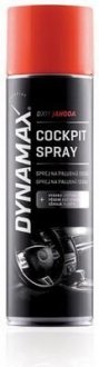 Засіб для полірування та захисту приладових панелей (полуниця) DXI1 COCKPIT SPRAY STRAWBERRY (500ML) Dynamax 606138