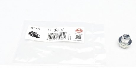 Болт слива масла Hyundai Accent/Kia Rio/Mitsubishi Lancer/Suzuki Grand Vitara 90- (M14x1.5x11mm) ELRING 587.330 (фото 1)