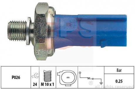 Датчик тиску масла 0.35 bar Ford Galaxy 2.8 95-00, VAG 1.4-2 EPS 1.800.133 (фото 1)