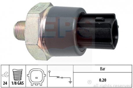 Датчики тиску масла Nissan Note/Murano/Renault Master 08- EPS 1.800.166