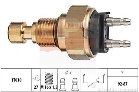 Фото автозапчасти термовимикач вентилятора EPS 1.850.036