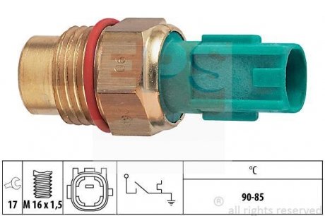 Фото автозапчастини термовимикач вентилятора радіатора EPS 1850266 (фото 1)