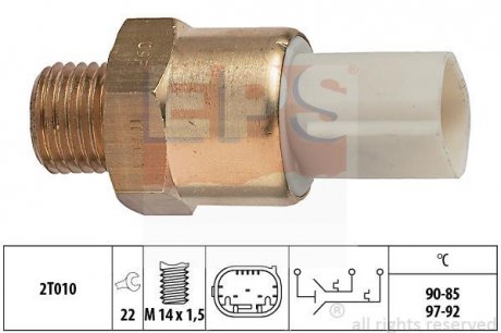 Фото автозапчастини датчик вентилятора Bmw 3/5/Z3 90- EPS 1.850.684