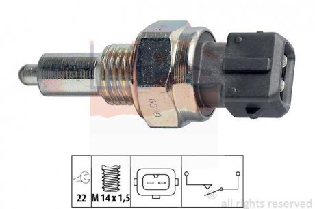 Фото автозапчастини датчик заднього ходу Audi 100/A6 94-/Peugeot 605 89-/VW Passat 88- EPS 1.860.099