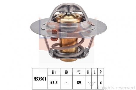 Термостат системи охолодження EPS 1.880.416S (фото 1)