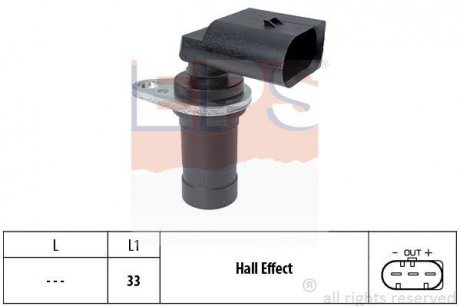 Фото автозапчастини датчик положення к/вала BMW 3 (E36/E46), 5 (E39/E60), 7 (E38/E65), X3 (E83), X5 (E53), Z3 (E36), Z4 (E85) 1.6-4.6 95- EPS 1.953.472