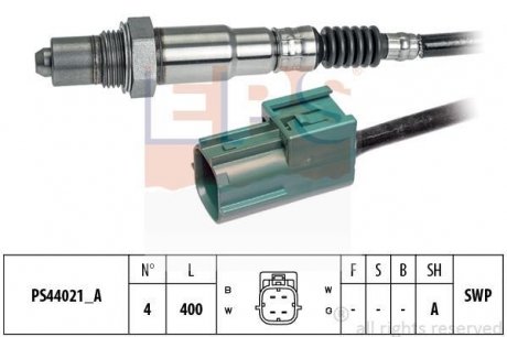 Фото автозапчастини nissan лямбда-зонд (4 конт.) primera 1,6/1,8 02- almera 1,5/1,8 02-06 micra 1,0/1,2/1,4 02-05 EPS 1.998.304