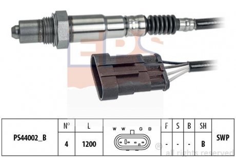 Фото автозапчасти fiat лямбда-зонд doblo мінівен 1.2/1.6 01- EPS 1.998.353 (фото 1)