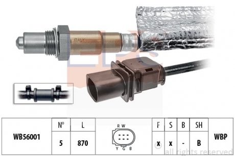 Фото автозапчастини лямбда-зонд VAG 2.0FSI 03- EPS 1.998.443 (фото 1)