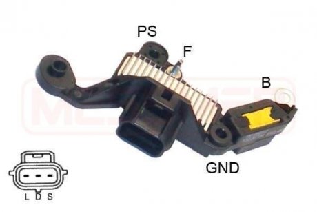 Фото автозапчасти регулятор напряжения (14,5V) FORD FIESTA II, FIESTA V, KA, STREET KA 1.1/1.3/1.6 05.86-11.08 ERA 216015