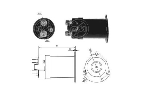 Фото автозапчасти elektromagnes roz.OPEL // /sys.DELCO/ 3 ┼Ťruby ERA 227466