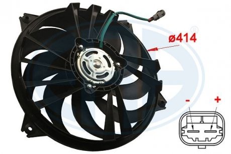 Вентилятор радіатора Peugeot (1250G1) ERA 352011