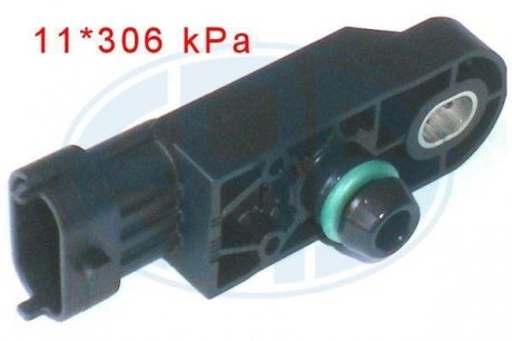 Датчик давления впускного коллектора (3 pin) ABARTH 500/595/695, 500C/595C/695C, GRANDE PUNTO, PUNTO; ALFA ROMEO 4C, 4C SPIDER, GIULIETTA, MITO; DACIA DOKKER, DOKKER EXPRESS 0.9-2.5D 03.01- ERA 550756 (фото 1)