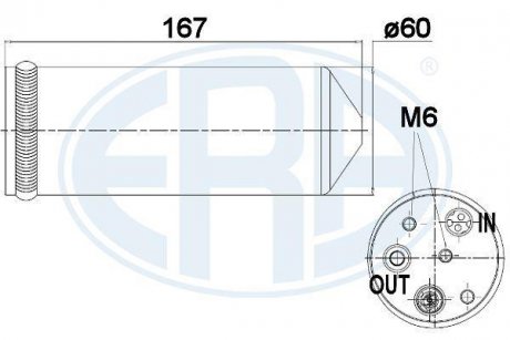 Фото автозапчастини осушувач кондиціонера 9109618 Opel ERA 668012