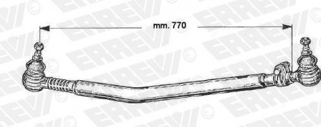 Поздовжня кермова тяга ERREVI 712749 (фото 1)