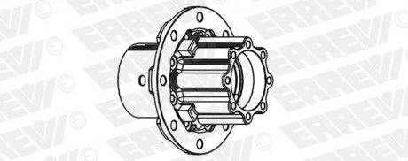 Фото автозапчасти ступица Mercedes Atego 1217-1517 задняя ERREVI 713947