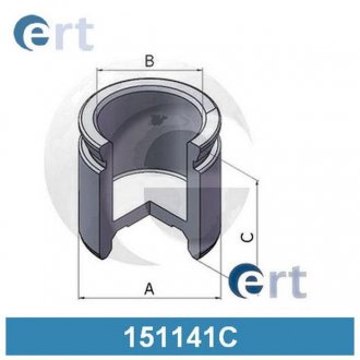 Фото автозапчастини поршень ERT 151141-C (фото 1)