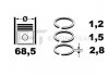 Фото автозапчастини комплект кілець на поршень ET ENGINETEAM R1001200 (фото 2)