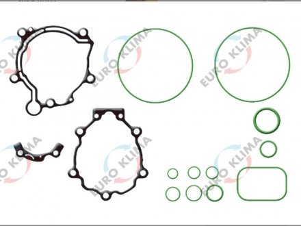 Фото автозапчастини прокладка к-кт кондиціонера Euroklima EK2066