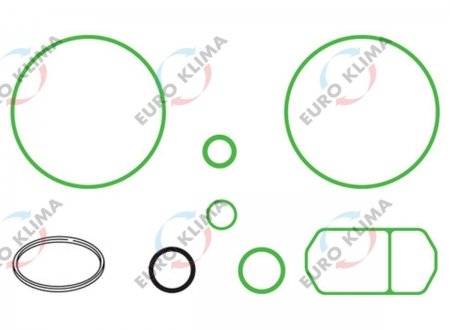 Фото автозапчасти прокладка к-кт кондиціонера Euroklima EK2124