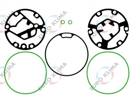 Фото автозапчастини прокладка к-кт кондиціонера Euroklima EK2315