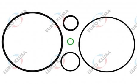 Фото автозапчастини прокладка к-кт кондиціонера Euroklima EK2327