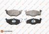 Фото автозапчасти колодки тормозные (передние) Seat Arosa 97-04/Skoda Fabia 99-14/Roomster 07-15/VW Polo 94-09 EUROREPAR 1617253580 (фото 1)