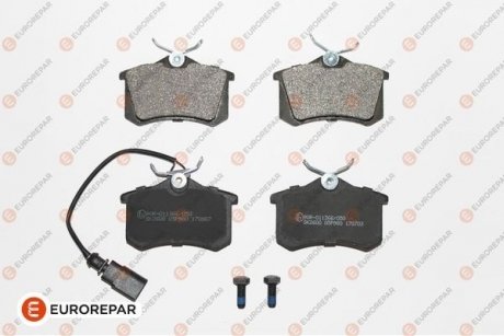 Тормозные колодки (задние) Ford Galaxy 95-06/Seat Alhambra 96-10/VW Sharan 95-10 (+датчик) EUROREPAR 1619791880