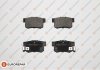 Фото автозапчастини колодки гальмівні (задні) Honda Accord IV/Civic VI/VII/VIII (Akebono) Q+ EUROREPAR 1623064680 (фото 1)