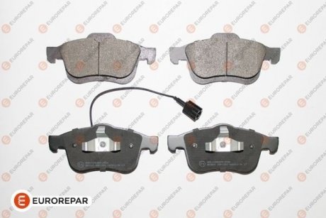 Колодки тормозные (передние) Fiat Doblo 1.3-2.0D 10- (Teves)/(с датчиком) Q+ EUROREPAR 1681165180 (фото 1)