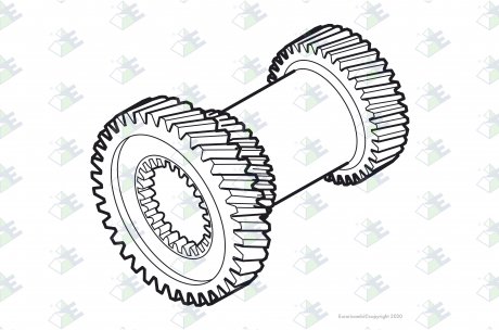 Фото автозапчастини шестерня кпп Renault B9/18 Z-22/29/41 EURORICAMBI 70530144