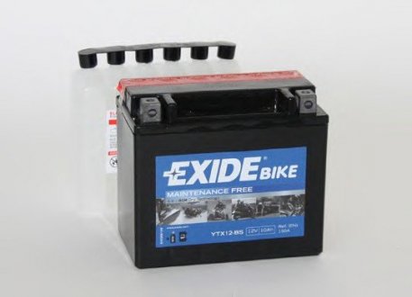 Фото автозапчасти акумулятор EXIDE YTX12-BS