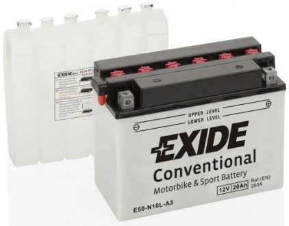 Фото автозапчасти аккумулятор EXIDE E50-N18L-A3