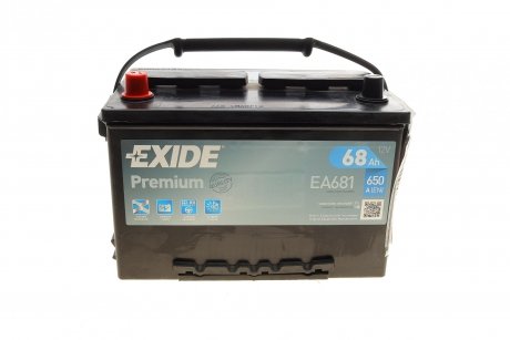 Акумулятор EXIDE EA681 (фото 1)